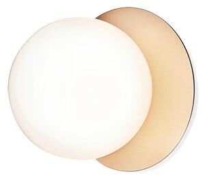 Liila 1 Aplică de Perete/Plafonieră IP44 Medium Nordic Gold/Opal White - Nuura