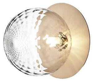 Liila 1 Aplică de Perete/Plafonieră IP44 Large Nordic Gold/Optic Clear - Nuura