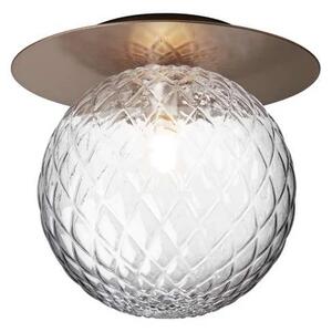 Liila 1 Aplică de Perete/Plafonieră IP44 Large Dark Bronze/Optic Clear - Nuura