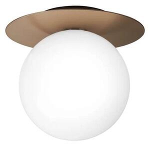 Liila 1 Aplică de Perete/Plafonieră IP44 Large Dark Bronze/Opal - Nuura