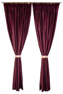 Set draperii Velaria soft pruna