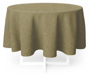 Față de masă din bumbac Table kaki, diametru 150cm