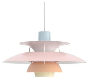 PH 5 Lustră Pendul Pastels Blue/Rose/Peach - Louis Poulsen