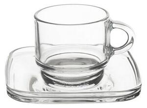 Orion Set de pahare cu farfurie Cozy 6 buc , 0,091ml, 91 ml