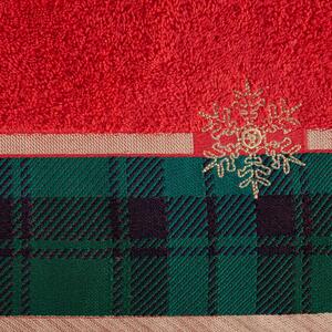 Prosop de Crăciun din bumbac cu margine jacquard Lăţime: 70 cm | Lungime: 140 cm