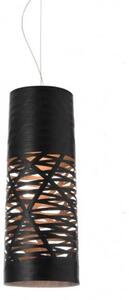 Tress Lustră Pendul Small Black 2m - Foscarini