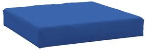Pernă pentru paleți, albastră, 60x60x8 cm, țesătură Oxford