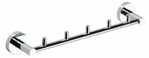 SAPHO XR214 X-Round E trapez cu 5 suporturi 39,5cm, argintiu