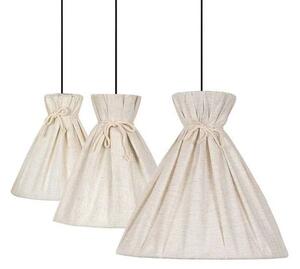 Lola 3 Lustră Pendul Ecru/Beige/Black - Envostar