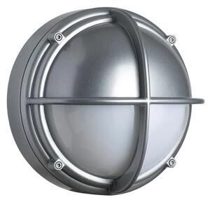 Skot Aplica de Exterior LED Opal Half Diffuser Aluminium - Louis Poulsen