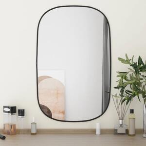 Oglindă de perete, negru, 70x45 cm