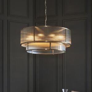 Endon 119456 - Candelabru RIDGETON pe lanț, 8xE14/7W/230V, alamă