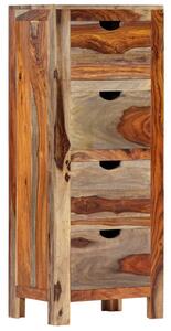 Dulap cu sertar, 40 x 30 x 100 cm, lemn masiv de sheesham