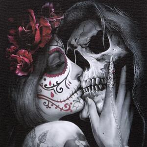 Tablou canvas demon, Dead Kiss 19x25cm - Spiral Direct