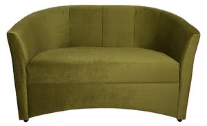 Canapea CAFENEA fixa, 2 locuri, verde, 145x60x80 cm