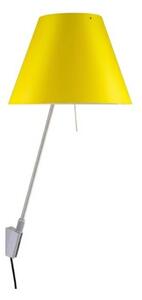Costanzina Aplică de Perete Aluminium cu Smart Yellow - Luceplan