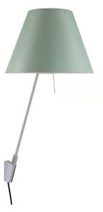 Costanzina Aplică de Perete Aluminium cu Comfort Green - Luceplan