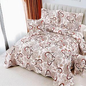 Cuvertura bumbac 100%, 5 piese, pat 2 persoane, 230x250 cm, CB449