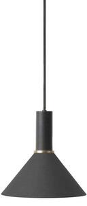 Collect Lustră Pendul Cone Low Black - Ferm Living