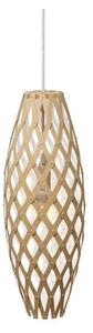 Hinaki Lustră Pendul H50 White 1 Side - David Trubridge