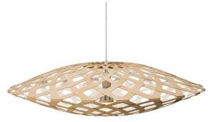 Flax Lustră Pendul Ø80 White 1 Side - David Trubridge