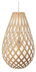 Koura Lustră Pendul H50 White 1 Side - David Trubridge