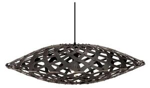 Flax Lustră Pendul Ø80 Black 2 Sides - David Trubridge
