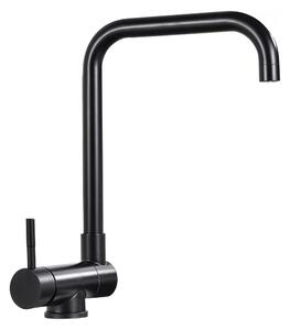 Mexen Madox baterie de bucătărie sub fereastră, Neagră - 672000-70