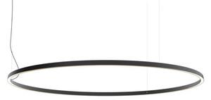 Compendium Circle LED Lustră Pendul Ø200 Black - Luceplan