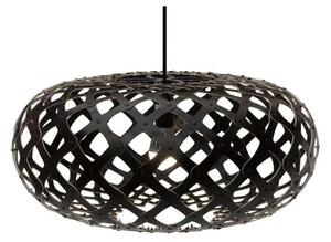 Kina Lustră Pendul Ø60 Black 2 Sides - David Trubridge