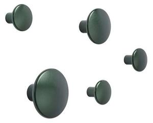 Dots Metal Set Of 5 Dark Green - Muuto