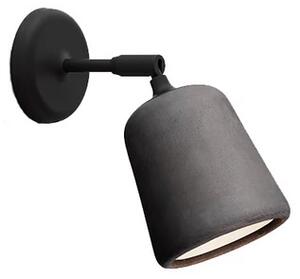 Material Aplică de Perete Dark Grey Concrete - New Works