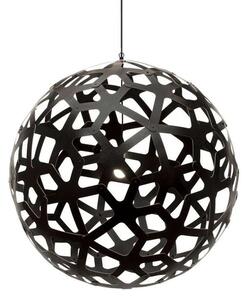 Coral Lustră Pendul Ø120 Black 2 Sides - David Trubridge