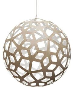 Coral Lustră Pendul Ø120 White 1 Side - David Trubridge