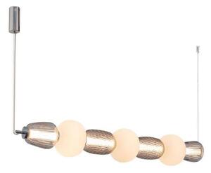 Pearl 7 Lustră Pendul Grey/Opal/Chrome - Loom Design