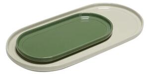 Amare Serving Tavă Set of 2 Nisip/Green - Hübsch