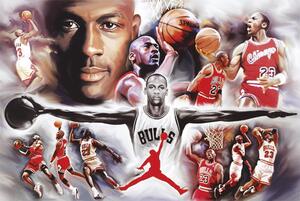Poster Michael Jordan - collage, (91.5 x 61 cm)