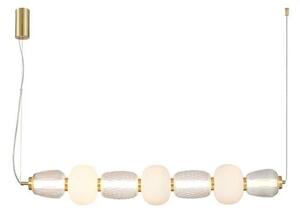 Pearl 7 Lustră Pendul Amber/Gold - Loom Design
