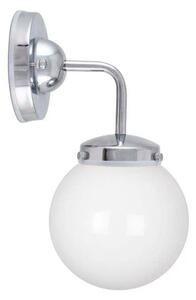 Alley Aplică de Perete IP44 Chrome/White - Globen Lighting