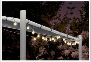 Lanț luminos cu LED de exterior String lighs, 80 de becuri