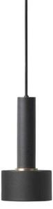 Collect Lustră Pendul Disc High Black - Ferm Living