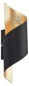 Chenotara Aplică de Perete Black/Gold - Lindby