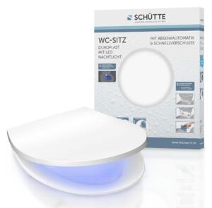 Schütte Capac WC cu LED alb 37,1/44,7 cm
