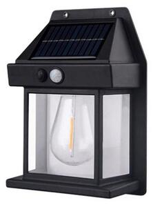 Lampa solara de exterior,IdeallStore®, senzor de miscare si 3 moduri de lumina , 17 cm
