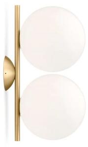 IC C/W1 Double Plafonieră/Aplică de Perete Brass - Flos