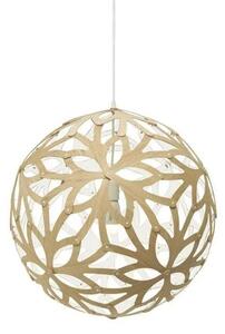 Floral Lustră Pendul Ø60 White 1 Side - David Trubridge