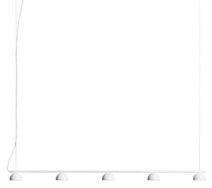Blush Rail 5 Lustră Pendul Matt White - Northern