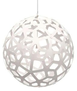 Coral Lustră Pendul Ø100 White 2 Sides - David Trubridge