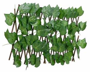 Spalier frunze struguri artificiale extensibil, verde 180x30 cm