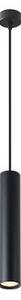 Lustra suspendata Keon, 1 bec LED, lungime reglabila, baza 6x2.5 cm, 35W, GU10, IP20, neagra